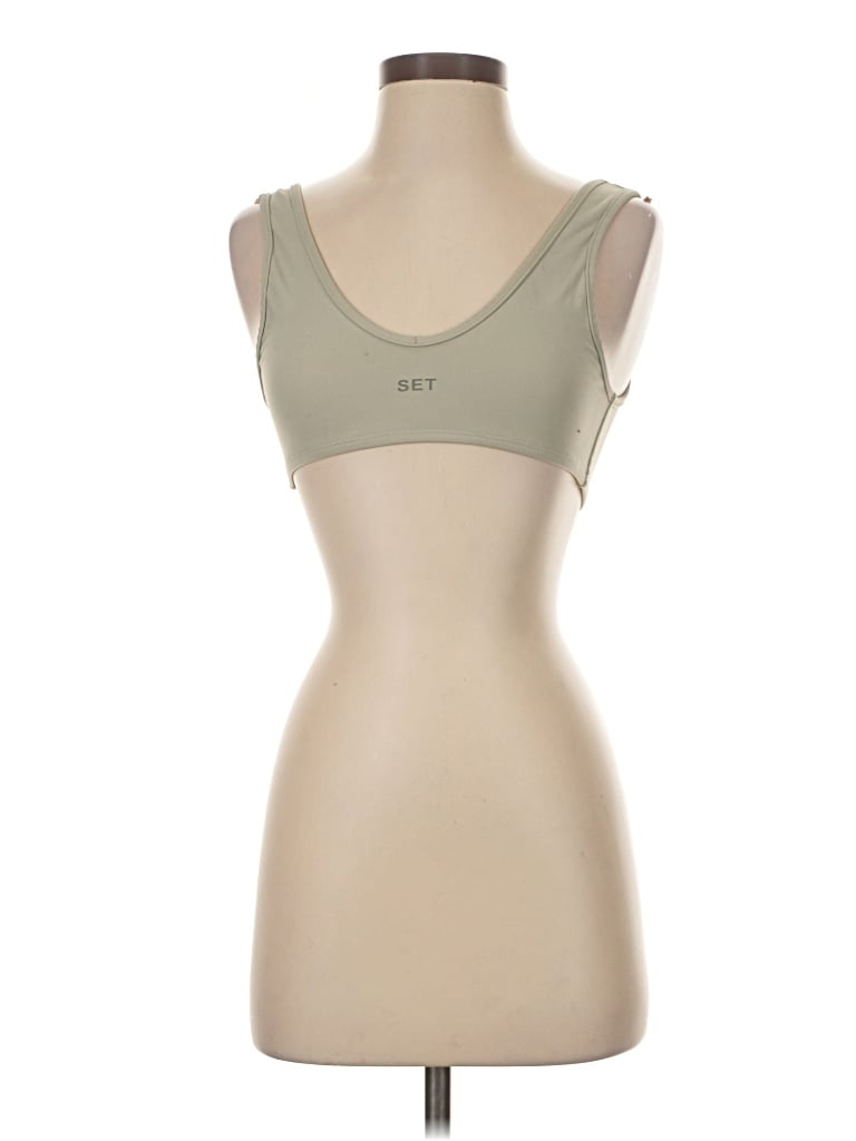 Set Active Sleeveless T-Shirt: Tan Tops - Size X-Small