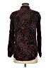 Unbranded 100% Viscose Floral Black Long Sleeve Button-Down Shirt Size M - photo 2