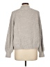 Gap 100% Cotton Solid Gray Turtleneck Sweater Size L - photo 2