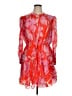 Milly Hearts Orange Cocktail Dress Size 14 - photo 1
