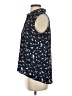 Olive and Oak Black Sleeveless Button-Down Shirt Size S - photo 5