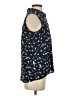 Olive and Oak Black Sleeveless Button-Down Shirt Size S - photo 4