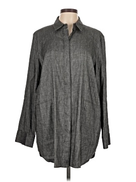 Lafayette 148 New York Long Sleeve Button Down Shirt