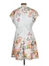 ASOS Floral White Cocktail Dress Size 12 - photo 2