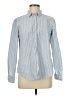 Gap Stripes Blue Long Sleeve Button-Down Shirt Size M - photo 1