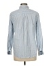 Gap Stripes Blue Long Sleeve Button-Down Shirt Size M - photo 2