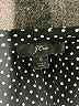 J.Crew 100% Viscose Polka Dots Black Long Sleeve Blouse Size S - photo 7