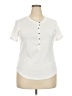 Unbranded White Short Sleeve Blouse Size XXL - photo 1