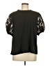 Shein Black Short Sleeve Blouse Size 12 - photo 1