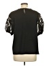 Shein Black Short Sleeve Blouse Size 12 - photo 2
