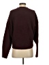 Zara Color Block Burgundy Pullover Sweater Size S - photo 2