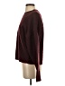 Zara Color Block Burgundy Pullover Sweater Size S - photo 5