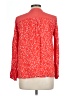 Lands' End 100% Rayon Print Red Long Sleeve Blouse Size 10 - 12 - photo 2