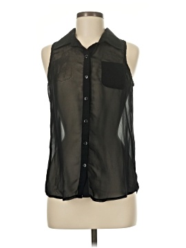 Gypsy Junkies Sleeveless Button Down Shirt