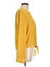Socialite 100% Polyester Yellow Long Sleeve Blouse Size L - photo 4