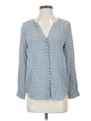 Joie Long Sleeve Silk Top (view 1)