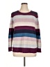 Gap Outlet Stripes Burgundy Pullover Sweater Size XL - photo 1