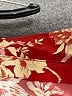 Unbranded 100% Polyester Floral Red Long Sleeve Blouse Size M - photo 7