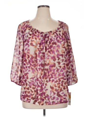 Elle 3/4 Sleeve Blouse (view 1)
