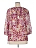 Elle 100% Polyester Animal Print Pink 3/4 Sleeve Blouse Size XL - photo 2