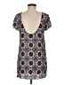 Lulus Brown Silver Short Sleeve Top Size M - photo 2