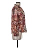 Chico's Paisley Burgundy Long Sleeve Blouse Size Med (1) - photo 4
