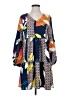 Unbranded Print Blue Casual Dress Size S - photo 1