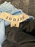 Jodifl 100% Polyester Blue Short Sleeve Blouse Size S - photo 7