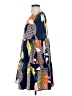 Unbranded Print Blue Casual Dress Size S - photo 5