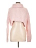 Free People Pink Turtleneck Sweater Size L - photo 1