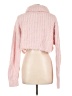 Free People Pink Turtleneck Sweater Size L - photo 2
