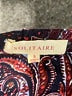Solitaire 100% Rayon Burgundy 3/4 Sleeve Blouse Size S - photo 7