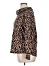 Emily Daniels Animal Print Brown Turtleneck Sweater Size XL - photo 5