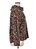 Emily Daniels Animal Print Brown Turtleneck Sweater Size XL - photo 4