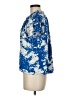 Caballero Print Blue Short Sleeve Blouse Size M - photo 5