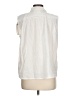BA&SH White Sleeveless Button-Down Shirt Size Lg (3) - photo 2