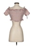 Missguided 100% Polyester Pink Short Sleeve Blouse Size 2 - photo 2