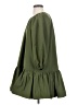 LDT 100% Polyester Solid Green Casual Dress Size 0 - photo 5