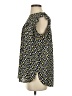 Ann Taylor LOFT 100% Polyester Yellow Sleeveless Blouse Size S - photo 5