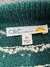 C&C California 100% Polyester Stripes Green Pullover Sweater Size XL - photo 7