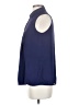 Banana Republic 100% Polyester Blue Sleeveless Blouse Size 0 - photo 5