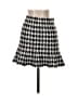 Shein Houndstooth Black Casual Skirt Size 4 - photo 1