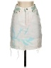Levi's 100% Cotton Tie-dye White Denim Skirt Size 24 waist - photo 1
