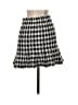 Shein Houndstooth Black Casual Skirt Size 4 - photo 2