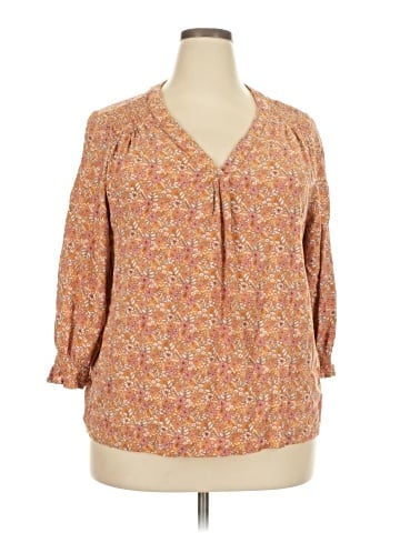 Jones & Co 3/4 Sleeve Blouse (view 2)