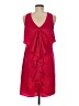Laundry by Shelli Segal 100% Polyester Solid Red Cocktail Dress Size 8 - photo 2