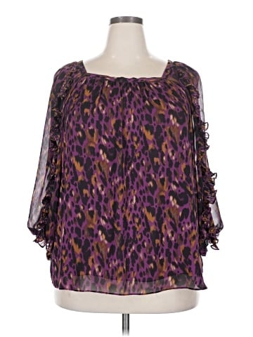 Cato 3/4 Sleeve Blouse (view 1)