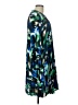 DKNY 100% Polyester Print Blue Casual Dress Size 12 - photo 4