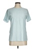 Marks & Spencer 100% Polyester Teal Short Sleeve Blouse Size UK 10 / US 6 - photo 1