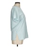 Marks & Spencer 100% Polyester Teal Short Sleeve Blouse Size UK 10 / US 6 - photo 4